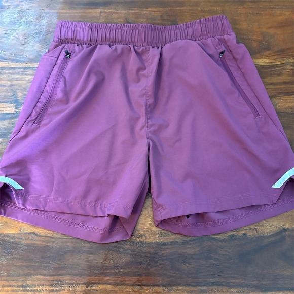 Balance Collection Men's Athletic Shorts Purple Size S Activewear - Picture 1 of 9